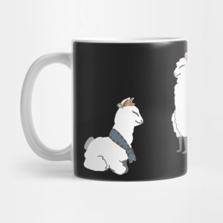 Sweet Happy Cloudlike Llamas Mug